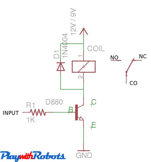 Relay triggering circuit